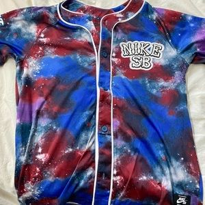Nike Button Up Baseball T-Shirt